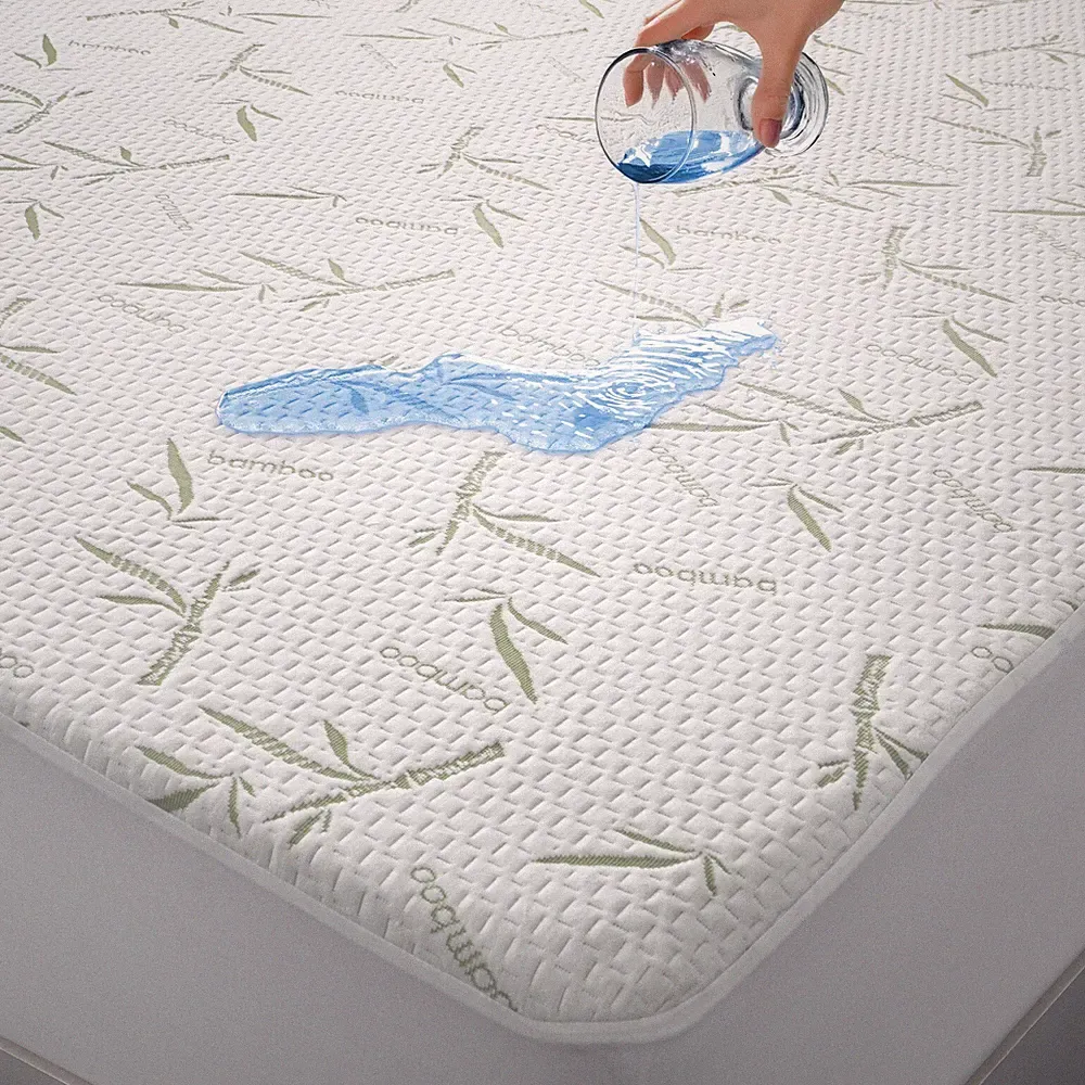 Bamboo Mattress Protector Hypoallergenic & Breathable Waterproof Mattress Cover