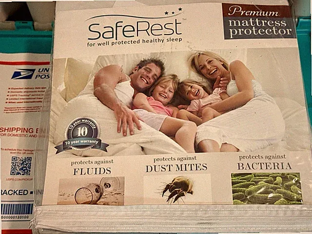 SafeRest Twin Size Premium Bed 🛏️ Mattress Fitted Sheet Protector Waterproof 💦